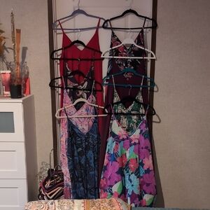 8 Van Winkle Maxi Lounge Dresses, XL